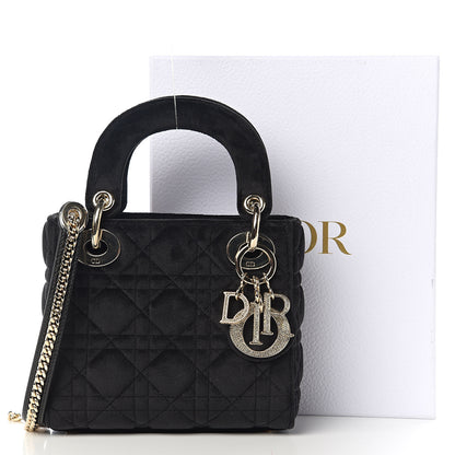 Christian Dior Velvet Mini Lady Dior Black 10 of 10