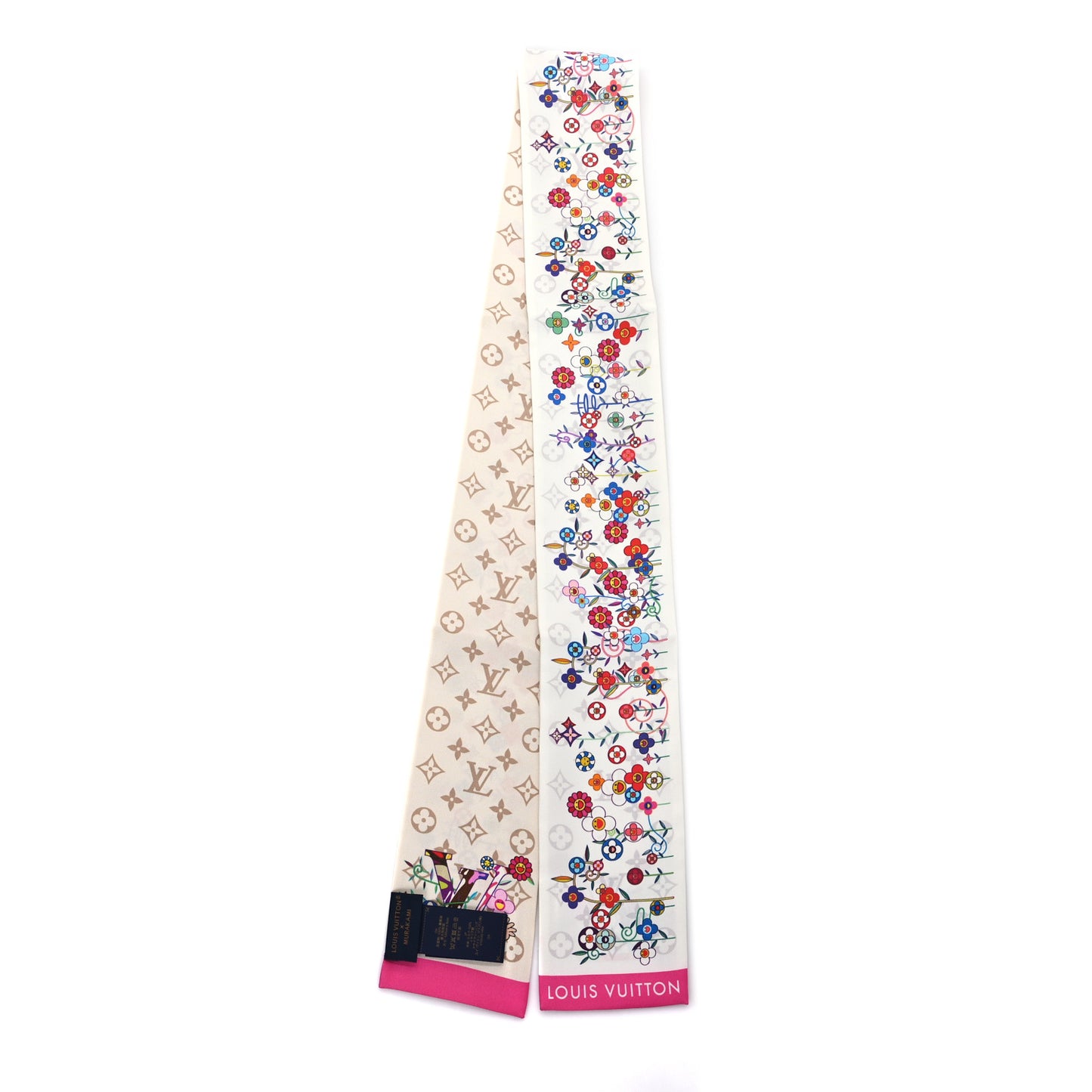 LV X TM Silk Superflat Monogram Bandeau White
