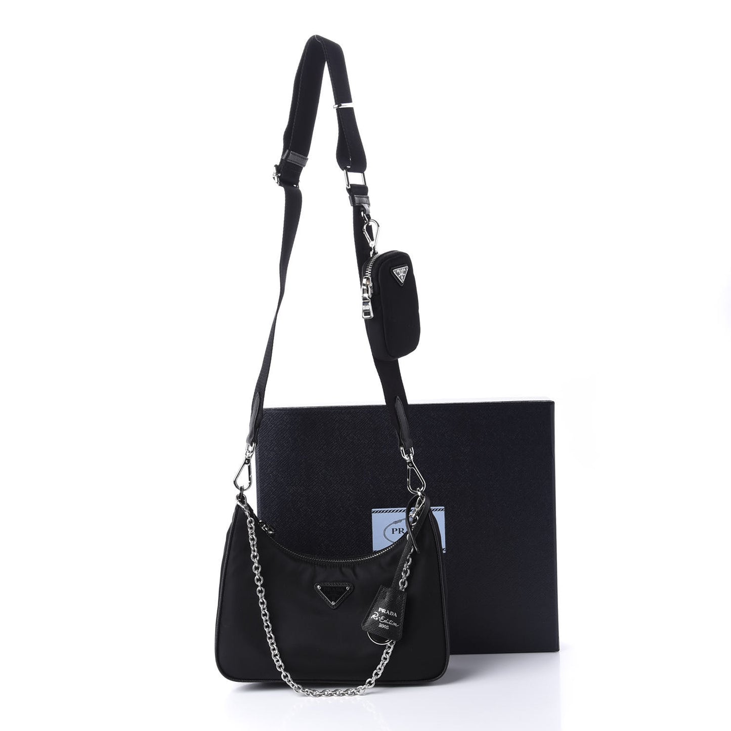Nylon Re-Edition 2005 Shoulder Bag Black