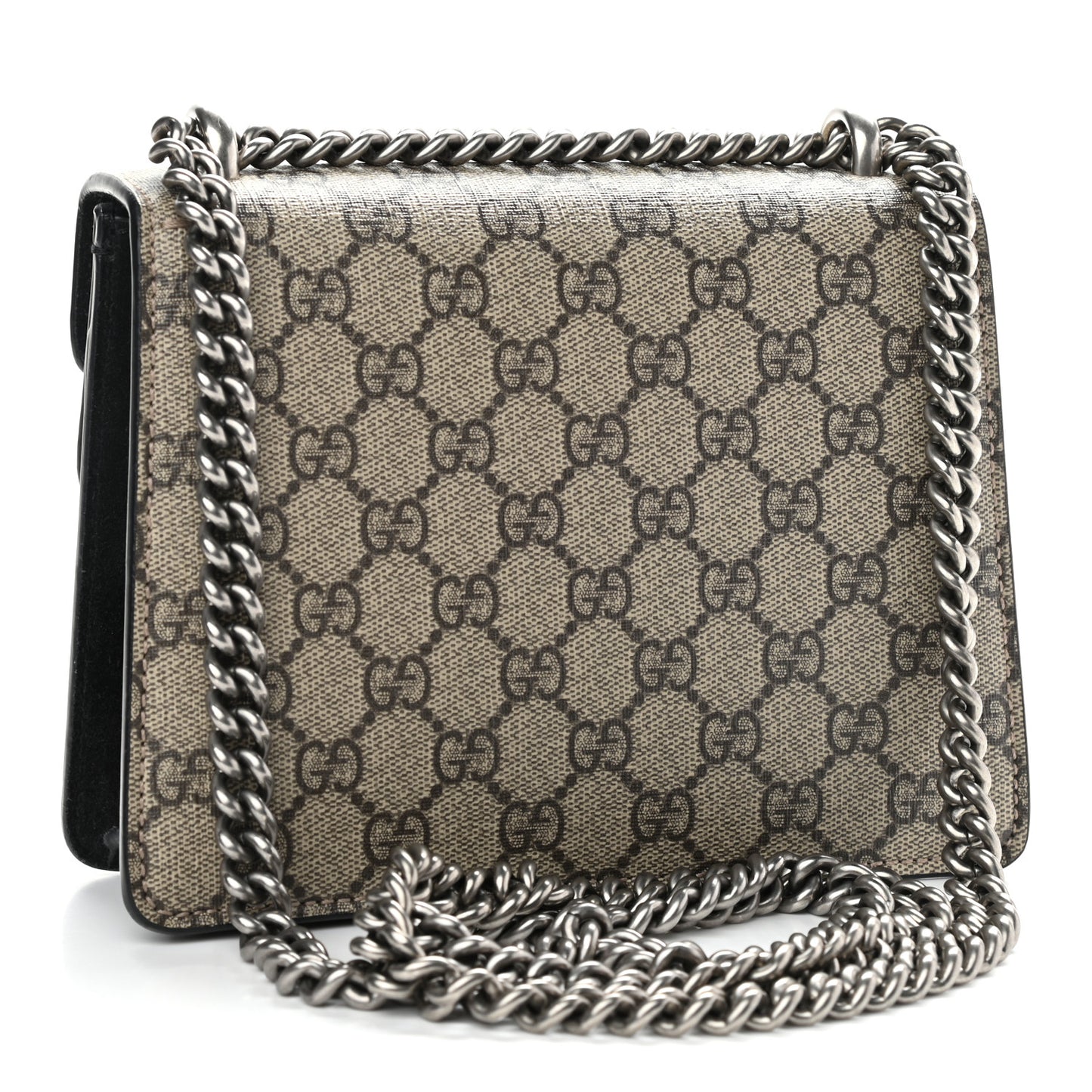 GG Supreme Monogram Mini Dionysus Shoulder Bag Black