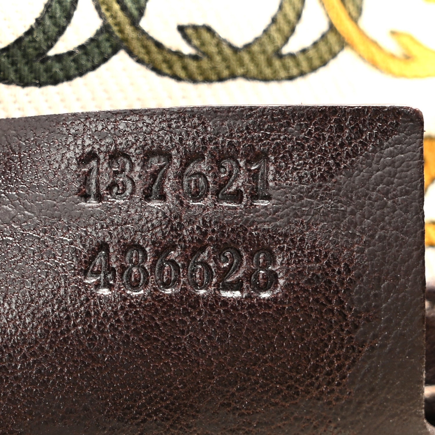 Gucci Snakeskin Medium Pelham Tote Green Brown 7 of 14