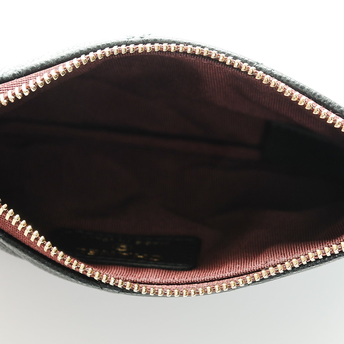 Caviar Quilted Small Cosmetic Case Black