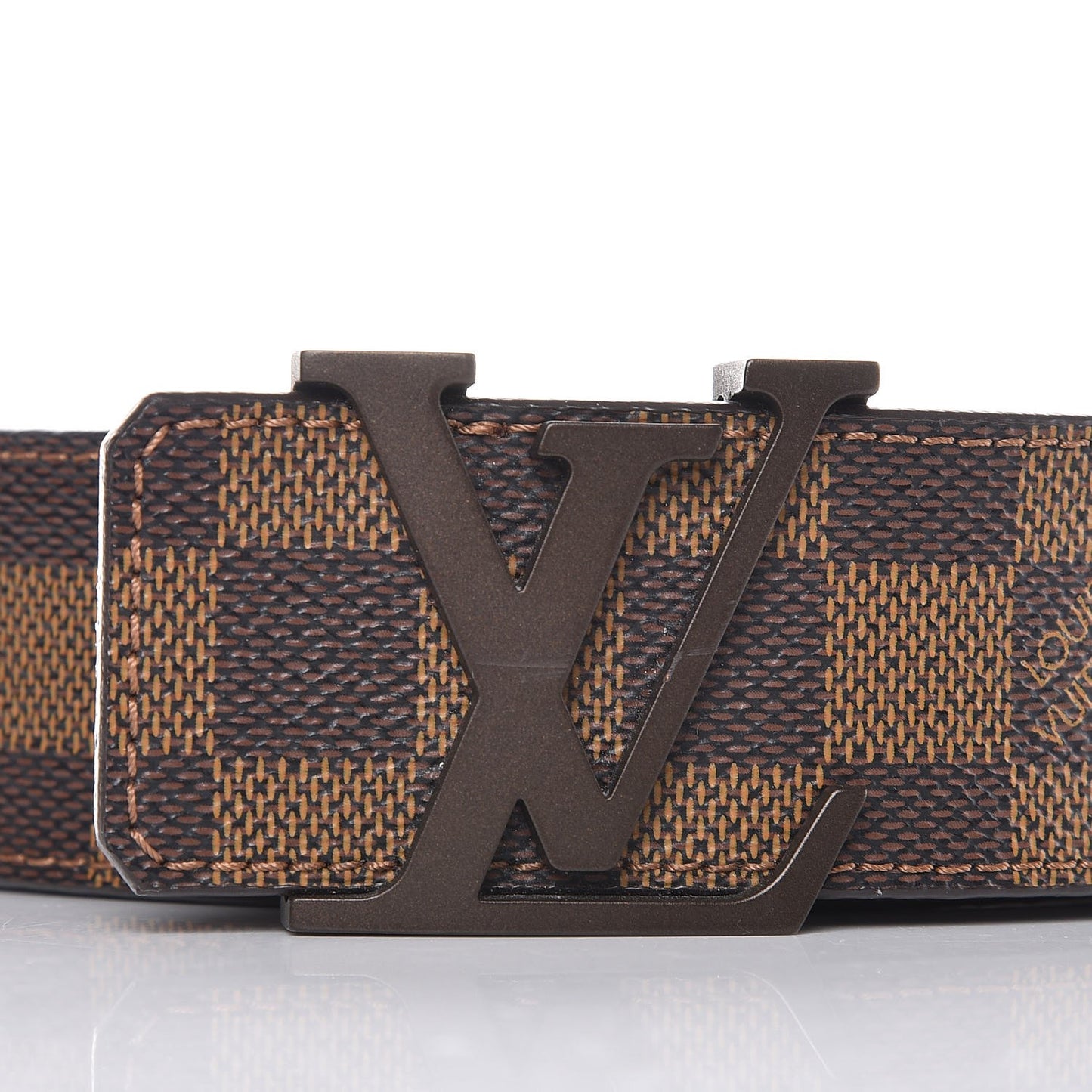 Damier Ebene 40mm LV Initiales Belt 95 38