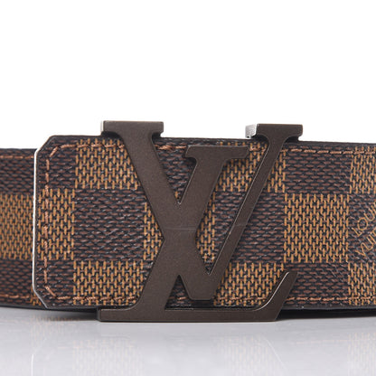 Louis Vuitton Damier Ebene 40mm LV Initiales Belt 95 38 4 of 9
