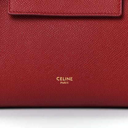 Celine Grained Calfskin Nano Belt Bag Ruby 8 of 11