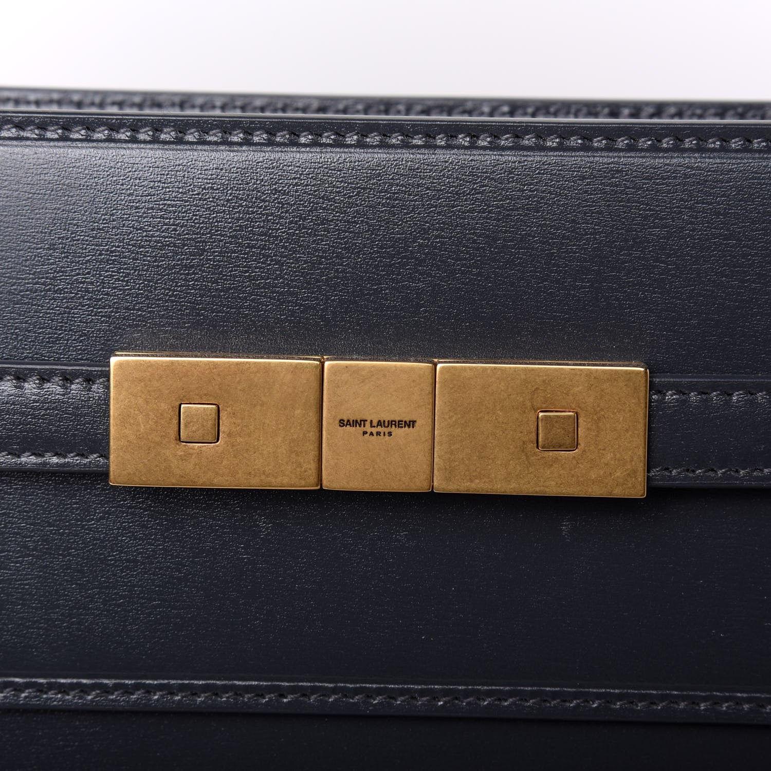 Saint Laurent Calfskin Medium Manhattan Shopper Tote Grey 9 of 9