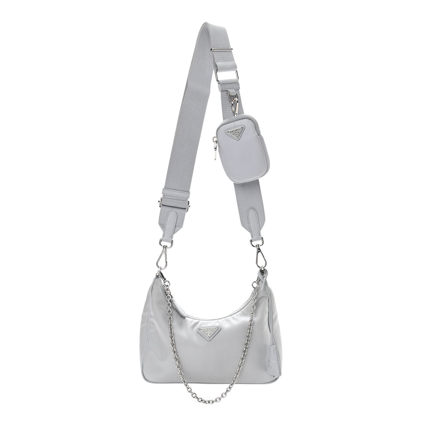 Re-Nylon Saffiano Re-Edition 2005 Shoulder Bag Fiordaliso