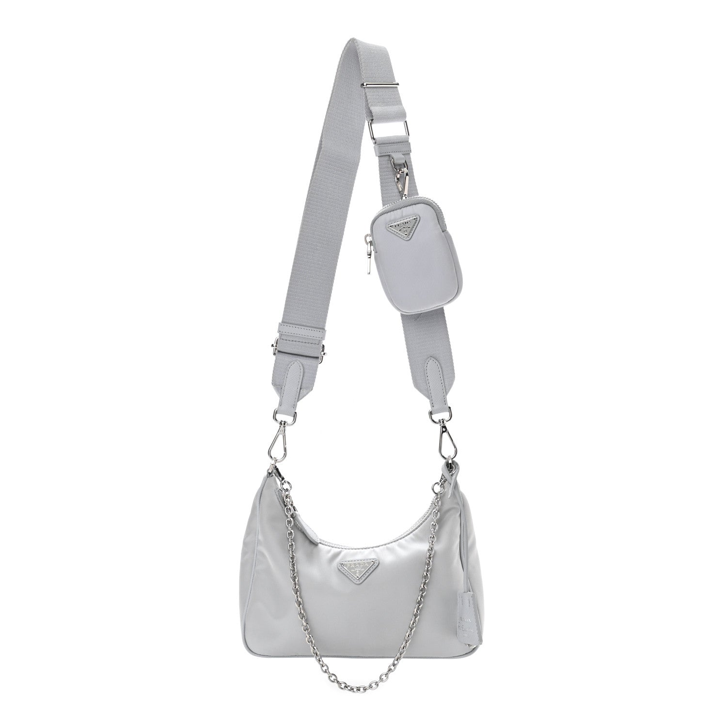 Prada Re-Nylon Saffiano Re-Edition 2005 Shoulder Bag Fiordaliso 1 of 12