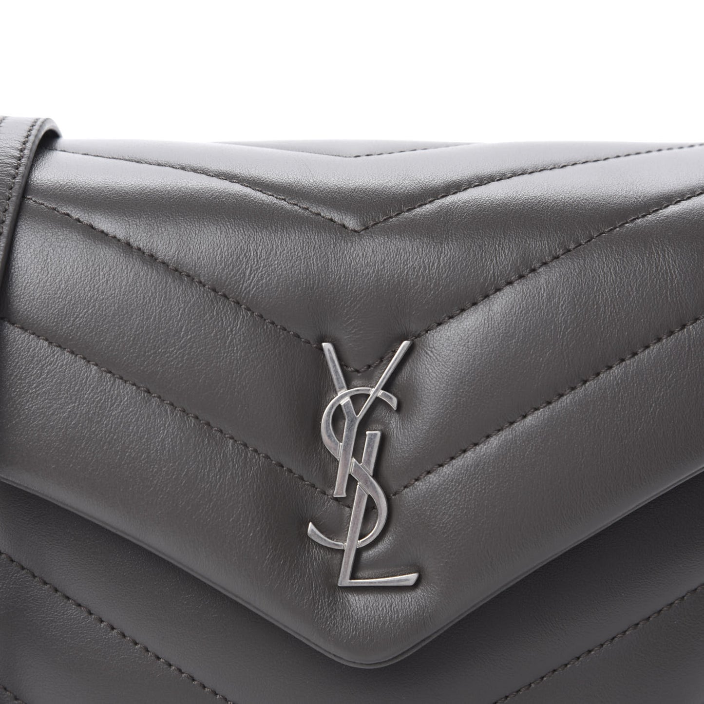 Calfskin Y Quilted Monogram Toy Loulou Crossbody Bag Earth