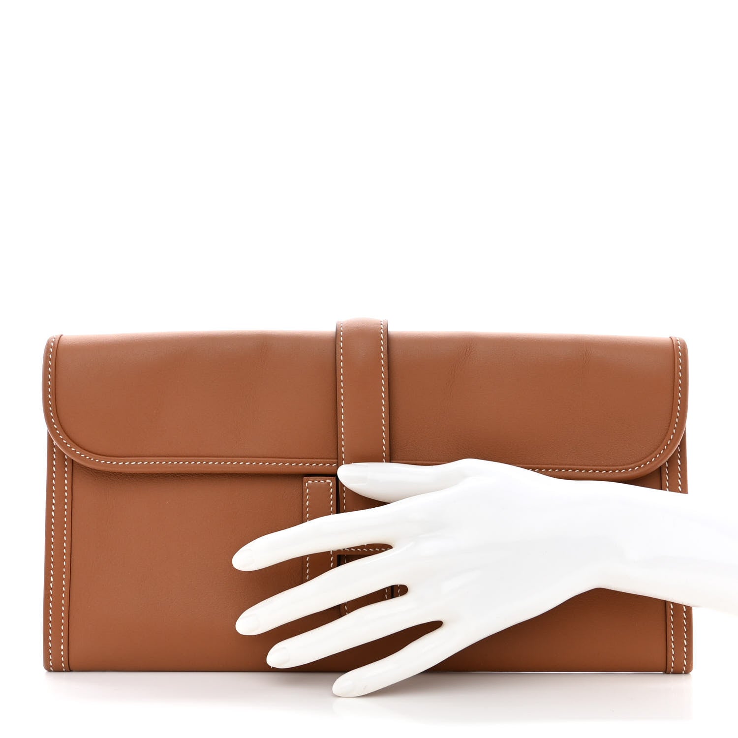 Hermes Swift Jige Elan 29 Clutch Gold 2 of 10