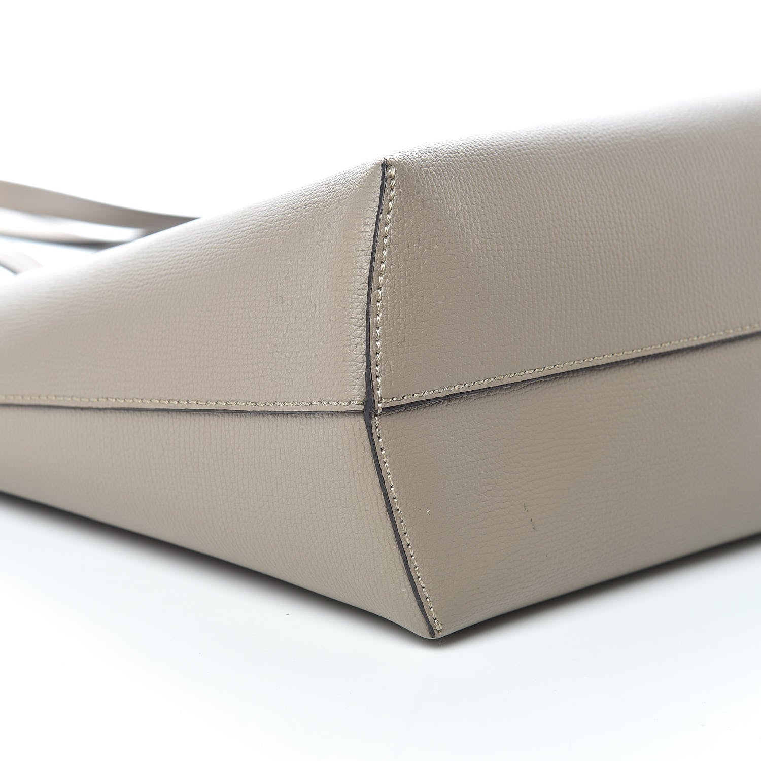 Fendi Vitello Vienna Enamel F is Fendi Shopping Tote Tortora Taupe 6 of 11