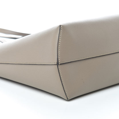 Fendi Vitello Vienna Enamel F is Fendi Shopping Tote Tortora Taupe 6 of 11