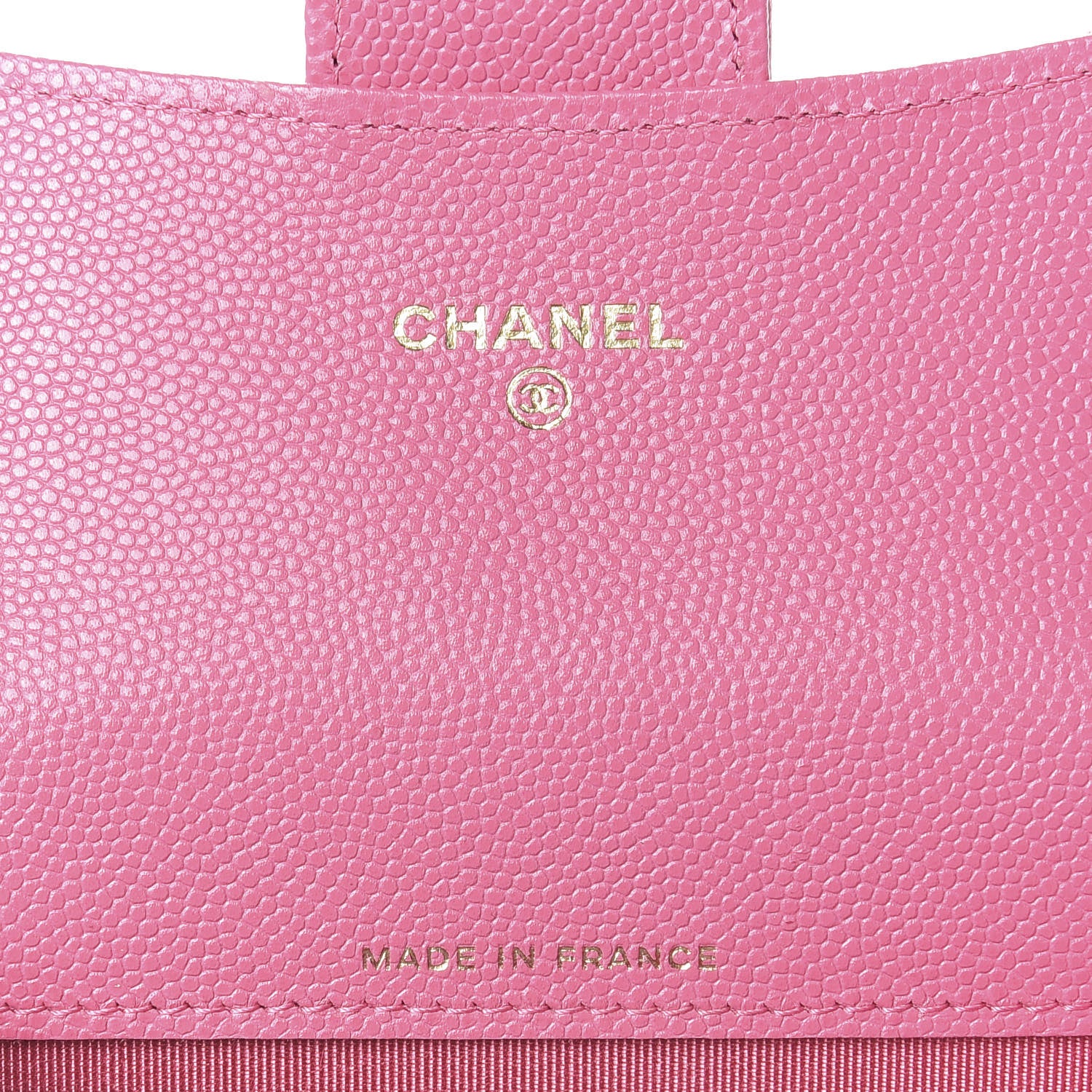 Chanel Caviar Quilted Flap Card Holder Wallet Pink 11 of 13