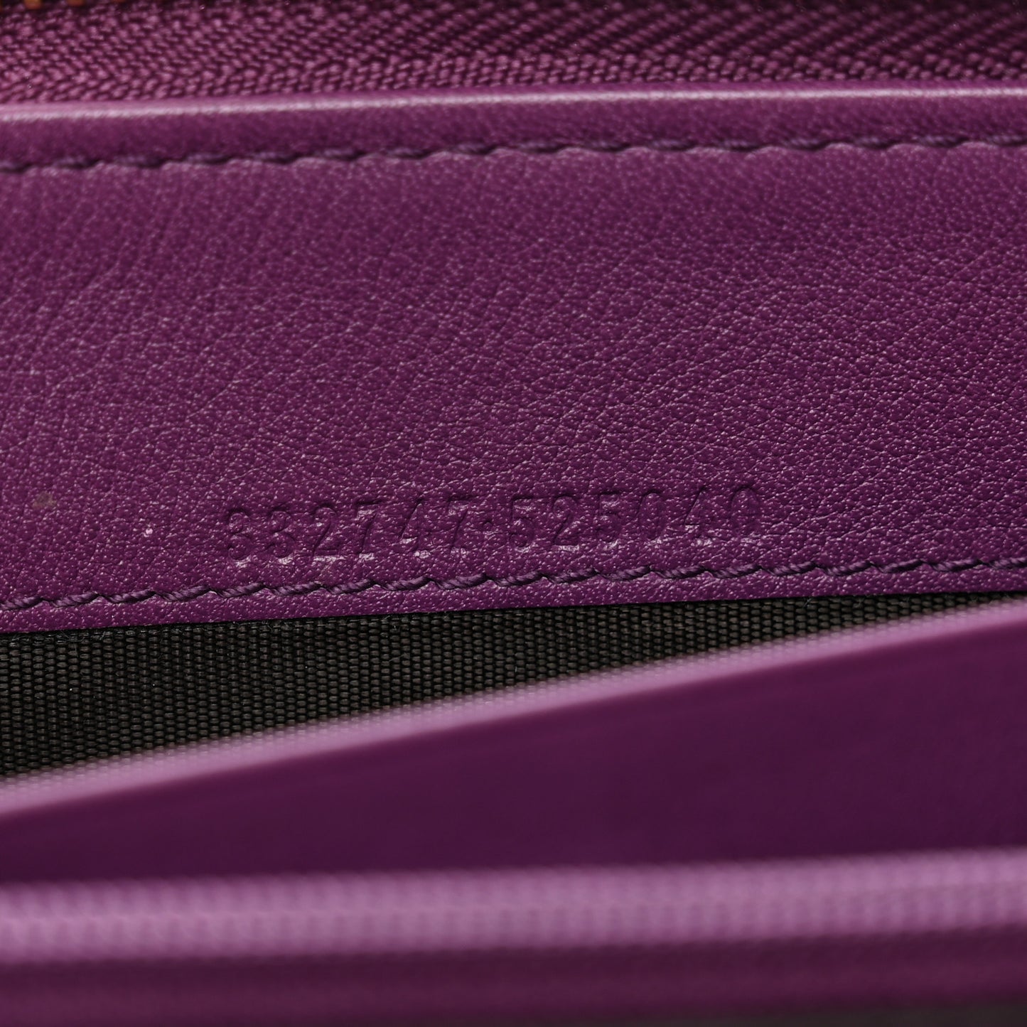 Guccissima Donna Long Wallet Purple