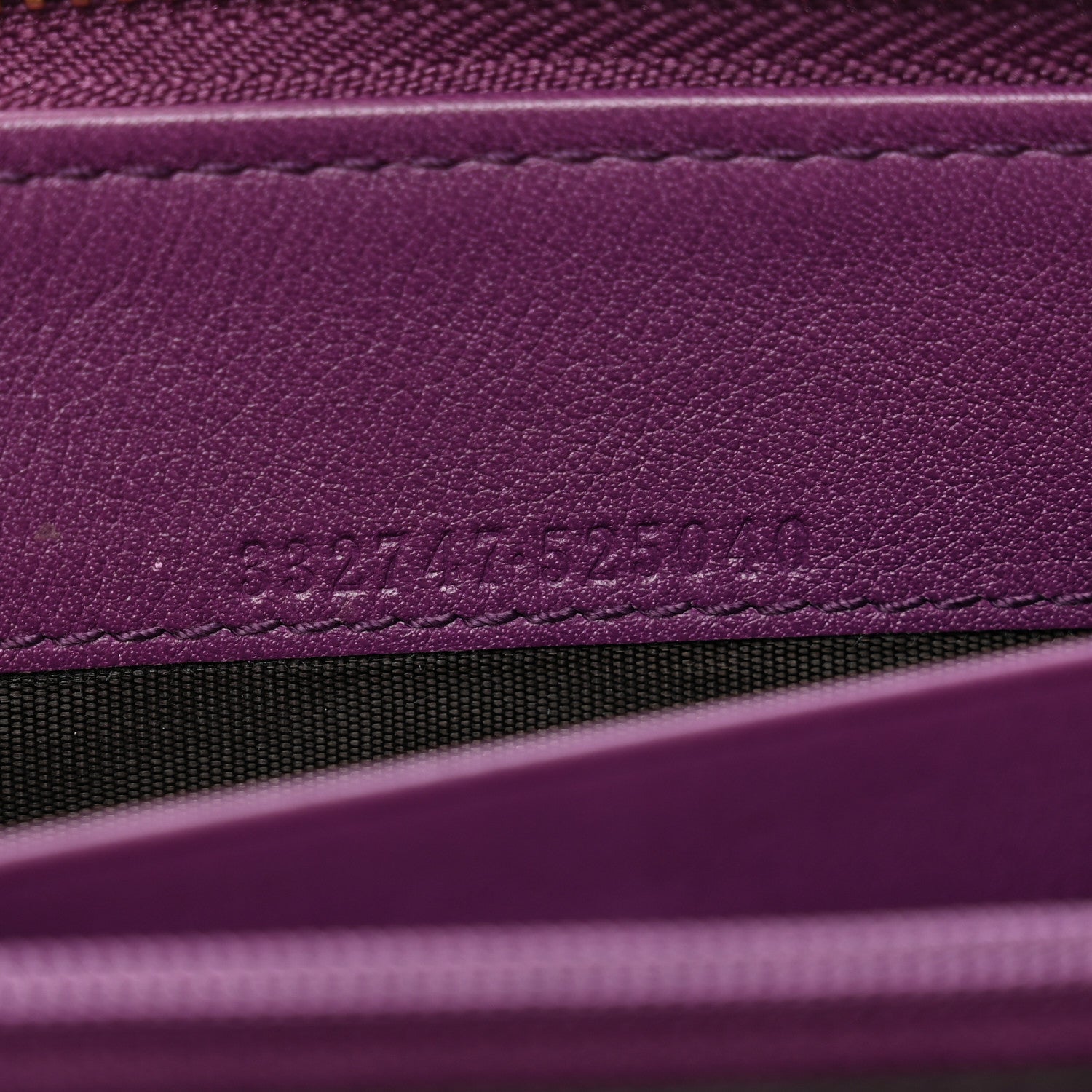 Gucci Guccissima Donna Long Wallet Purple 6 of 8