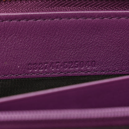 Gucci Guccissima Donna Long Wallet Purple 6 of 8
