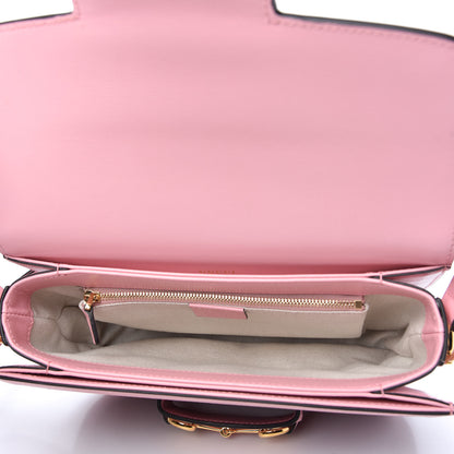 Gucci Azalea Calfskin Horsebit 1955 Shoulder Bag New Cherry Red Wild Rose 5 of 10