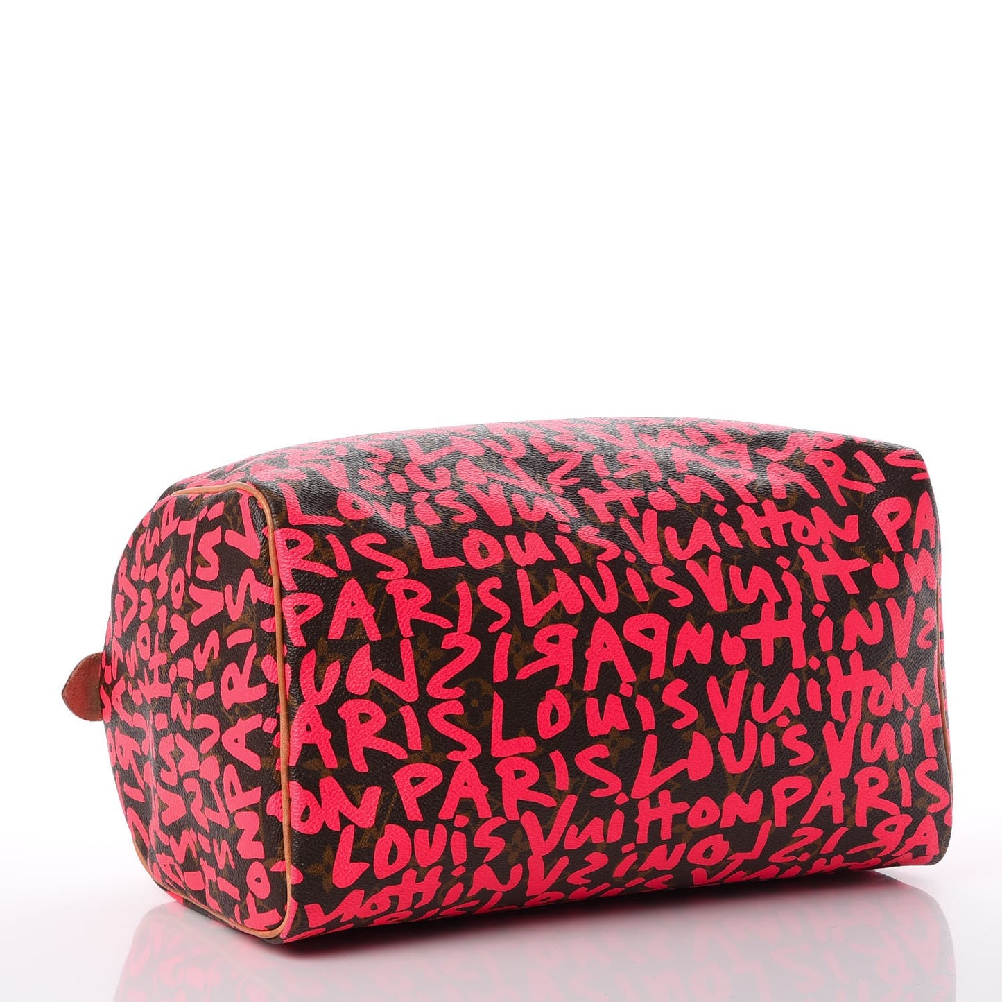 Monogram Graffiti Speedy 30 Fuchsia