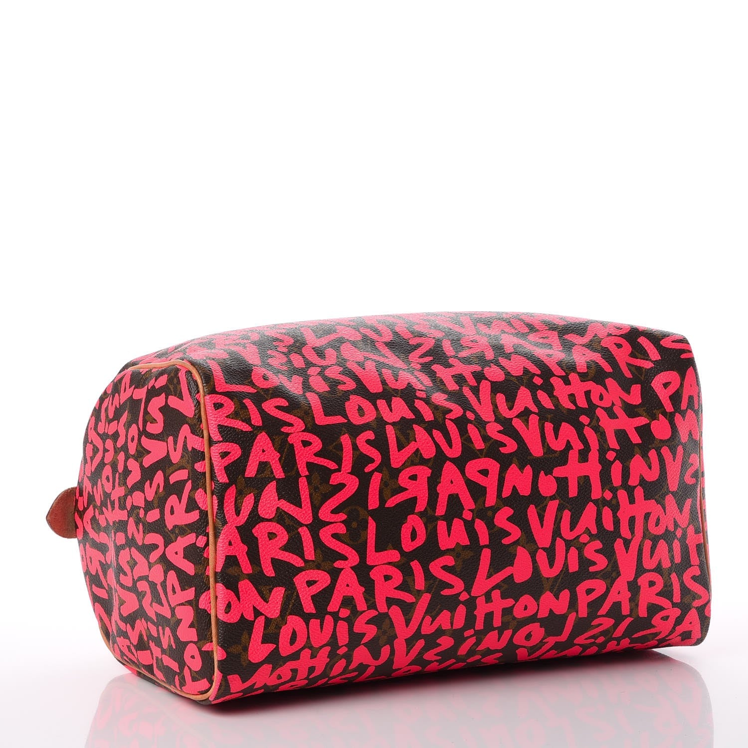 Louis Vuitton Monogram Graffiti Speedy 30 Fuchsia 4 of 9