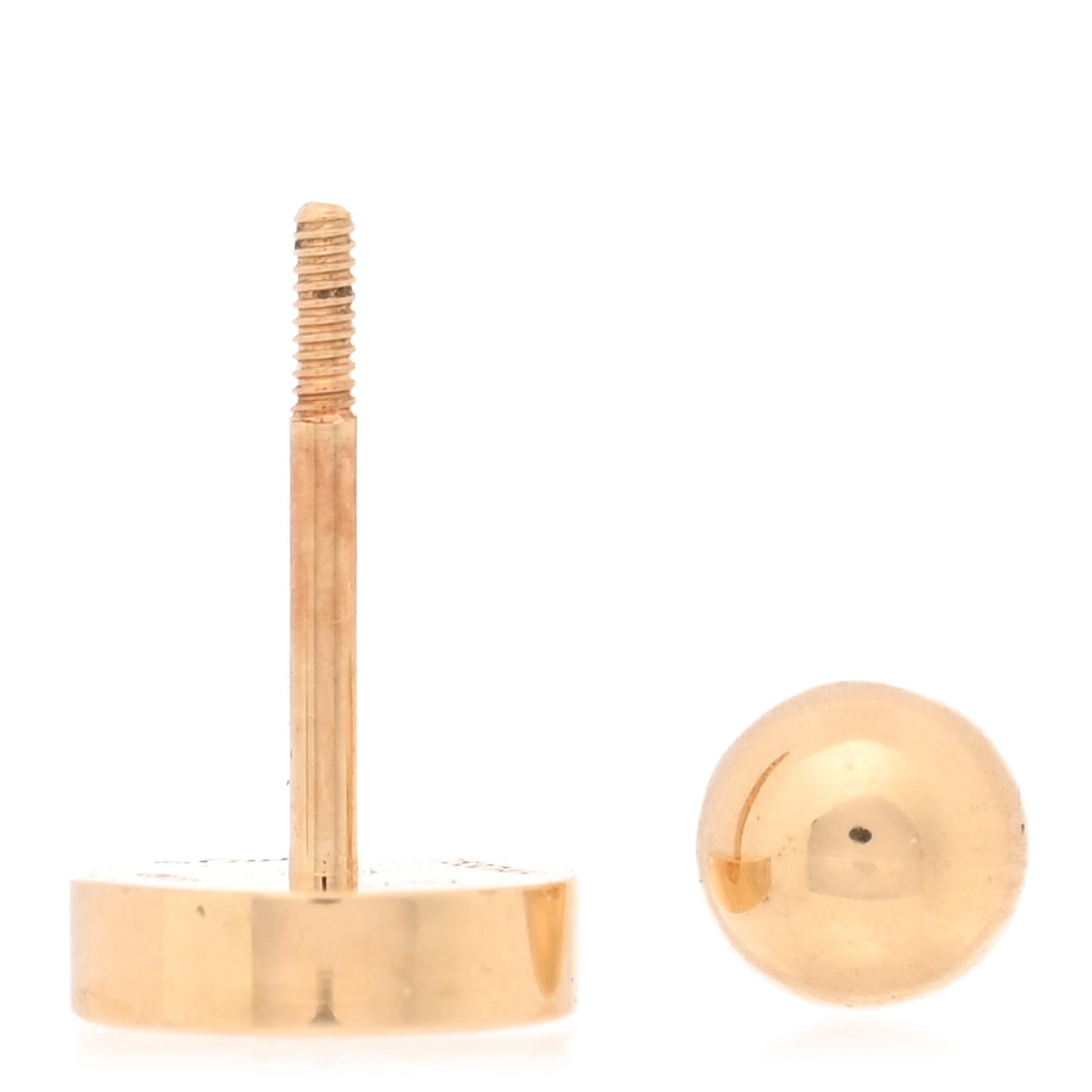 18K Yellow Gold LOVE Single Earring