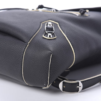 Balenciaga Veau Classic Silver Hardware S Traveler Backpack Black 6 of 13