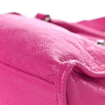 Balenciaga Agneau Classic Silver Hardware Mini City Rose Magenta 11 of 13