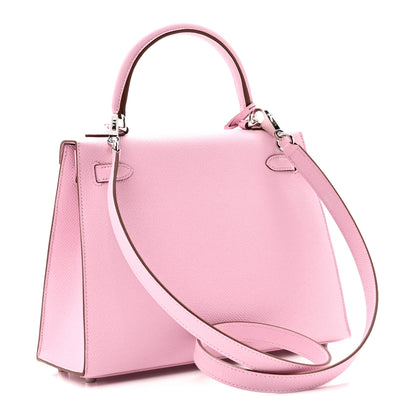Hermes Epsom Kelly Sellier 25 Mauve Sylvestre 3 of 10