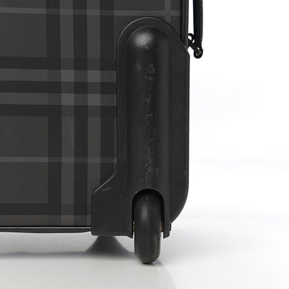 Burberry Smoked Check Carry-On Suitcase Black 8 of 14