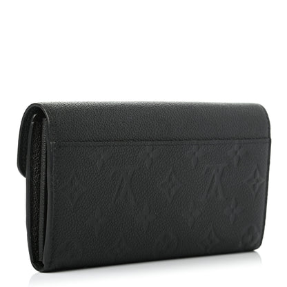 Louis Vuitton Empreinte Sarah Wallet NM Black 3 of 8