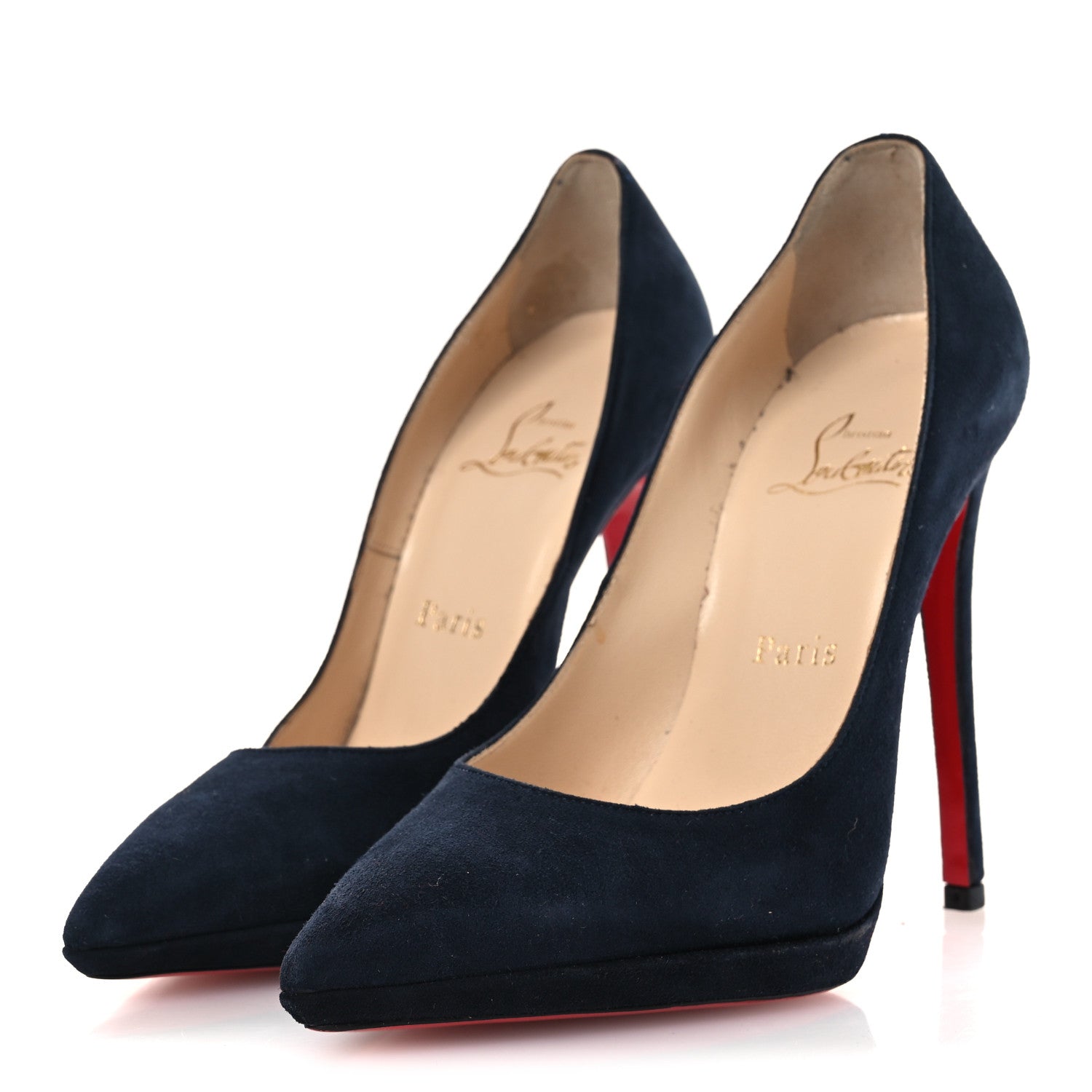 Christian Louboutin Suede So Kate 120 37 Pumps 37 Navy 4 of 14