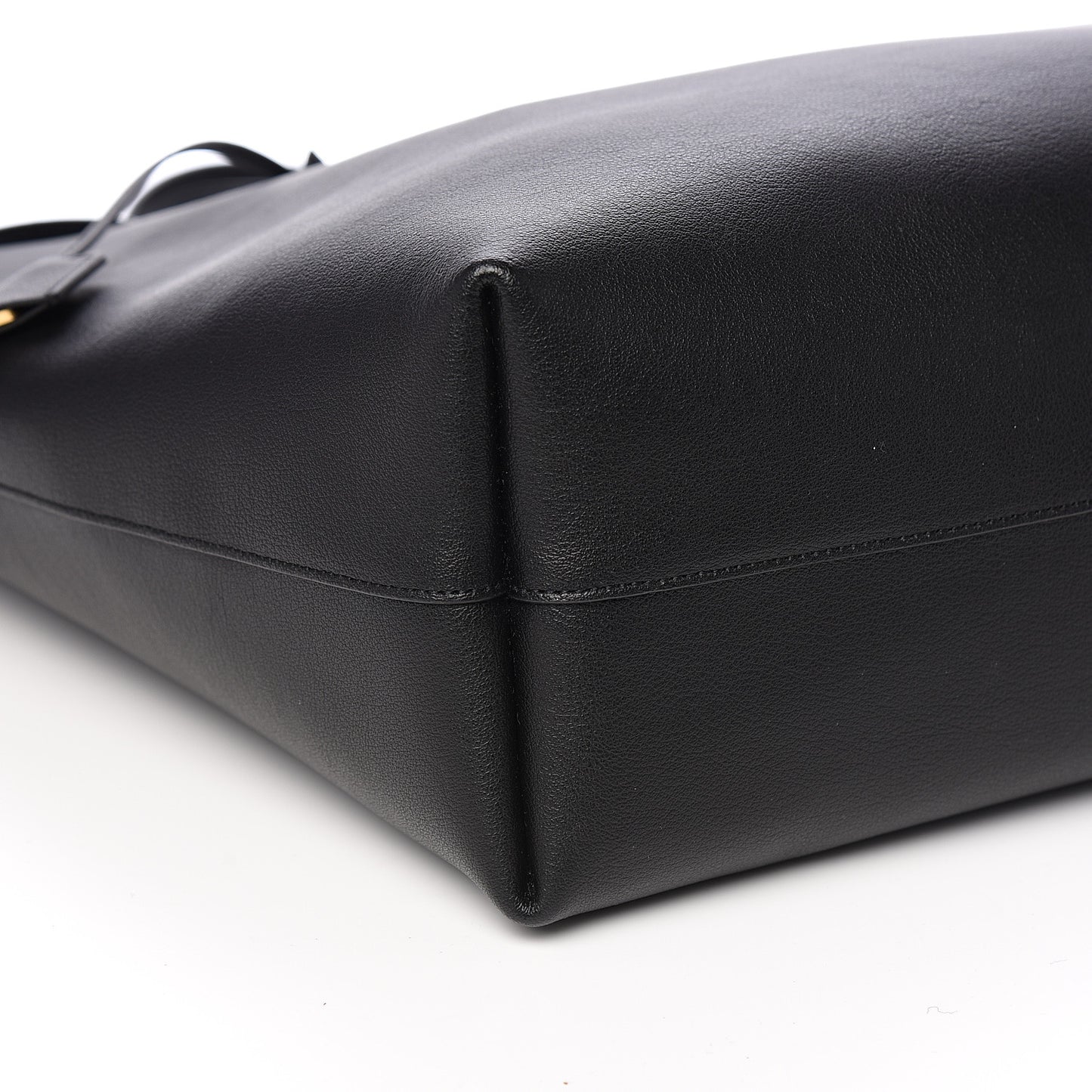 Calfskin Large Shopping Tote Black