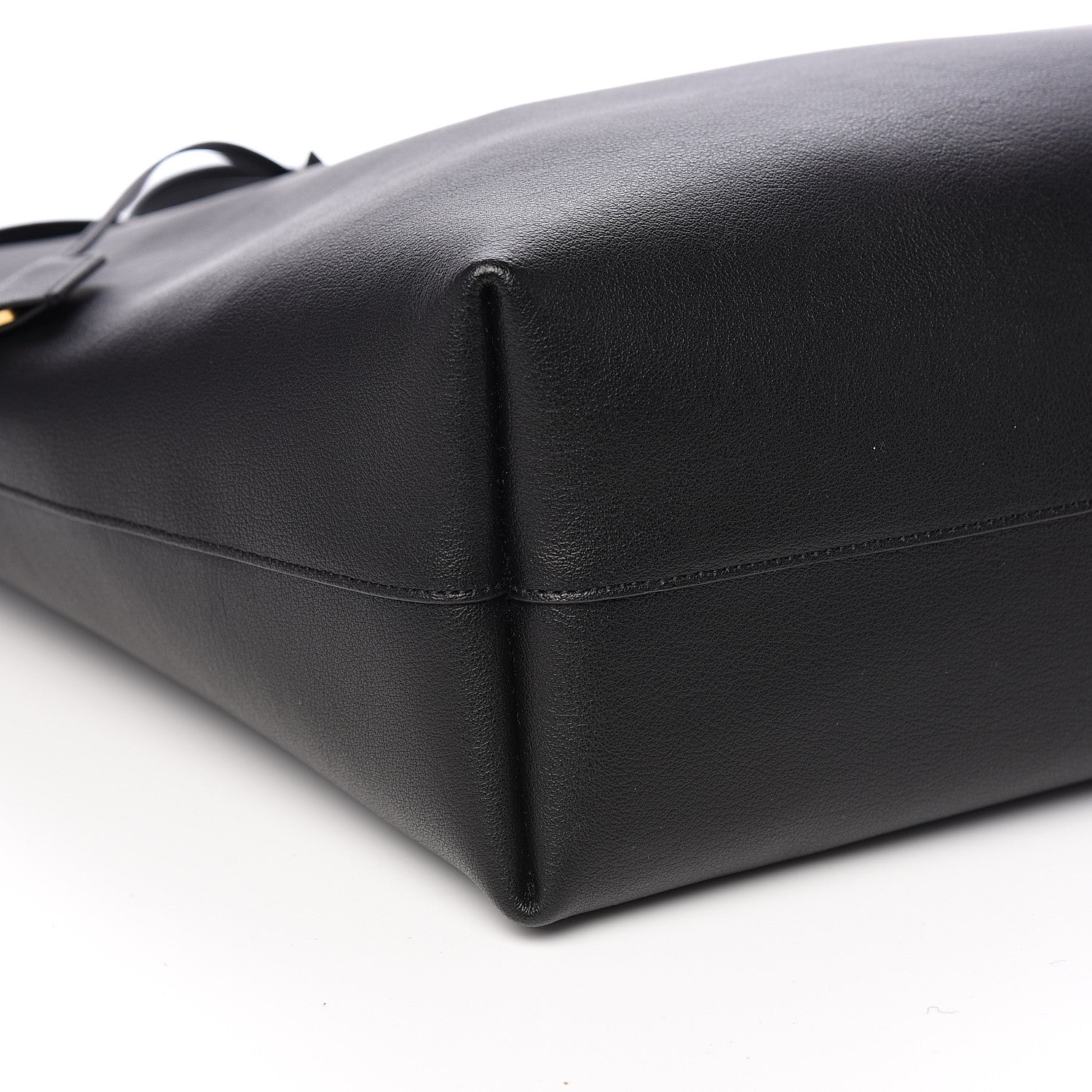 Saint Laurent Calfskin Large Shopping Tote Black 8 of 10