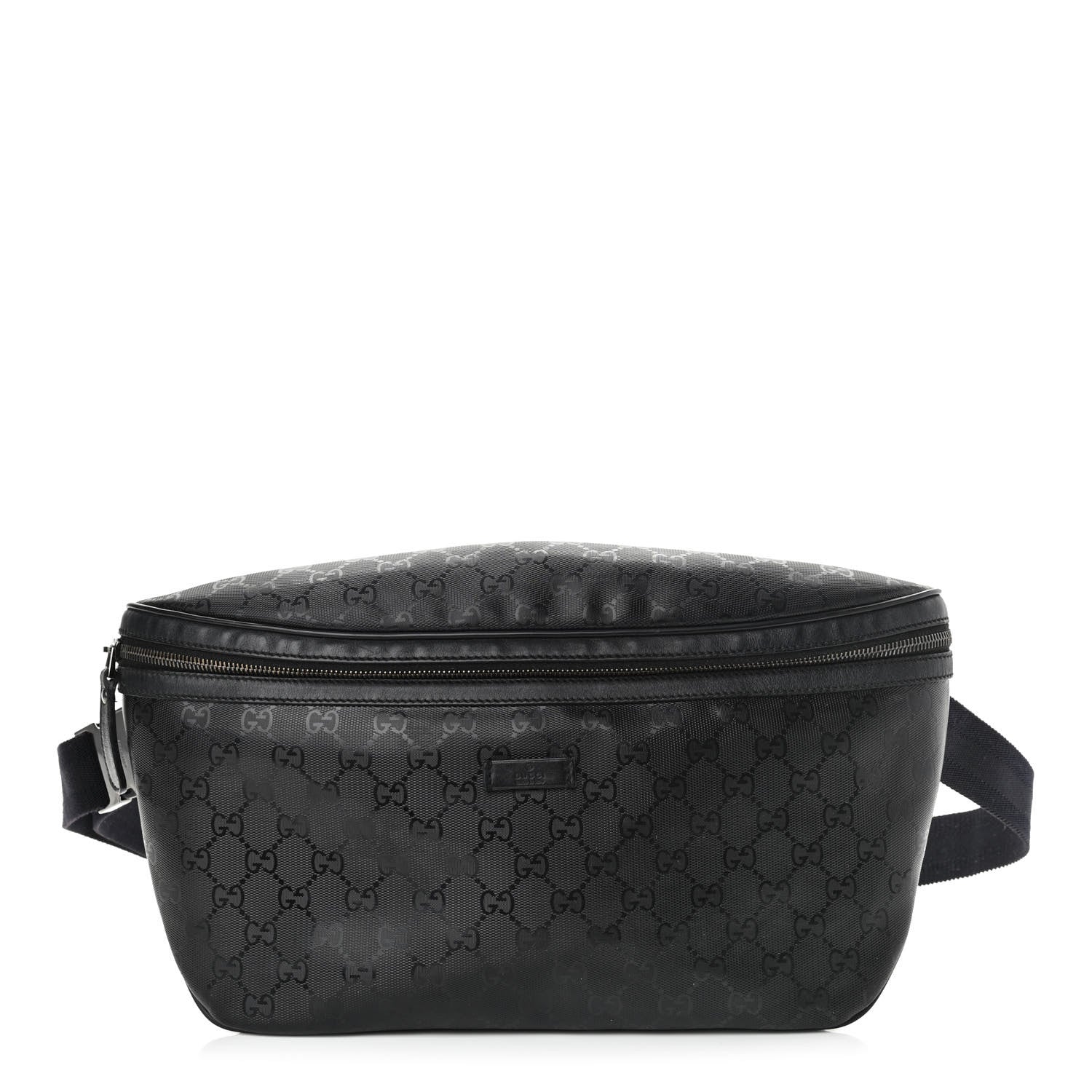 Gucci Imprime Monogram Belt Bag Black 1 of 11