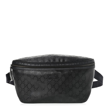 Gucci Imprime Monogram Belt Bag Black 1 of 11