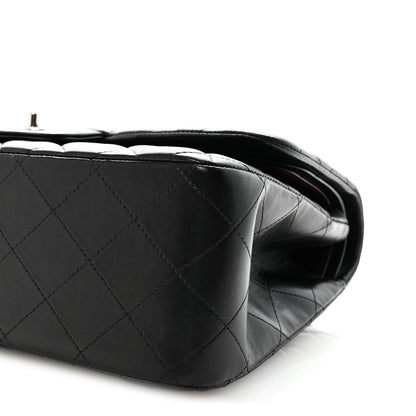 Chanel Lambskin Quilted Jumbo Double Flap Black 10 of 11