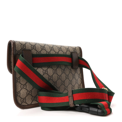 Gucci GG Supreme Monogram Neo Vintage Web Belt Bag Brown 3 of 10