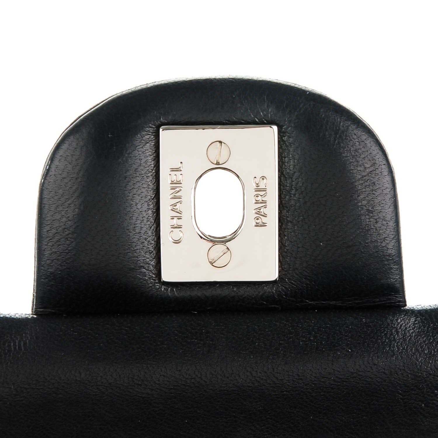 Chanel Lambskin Quilted Medium Double Flap Black 6 of 9