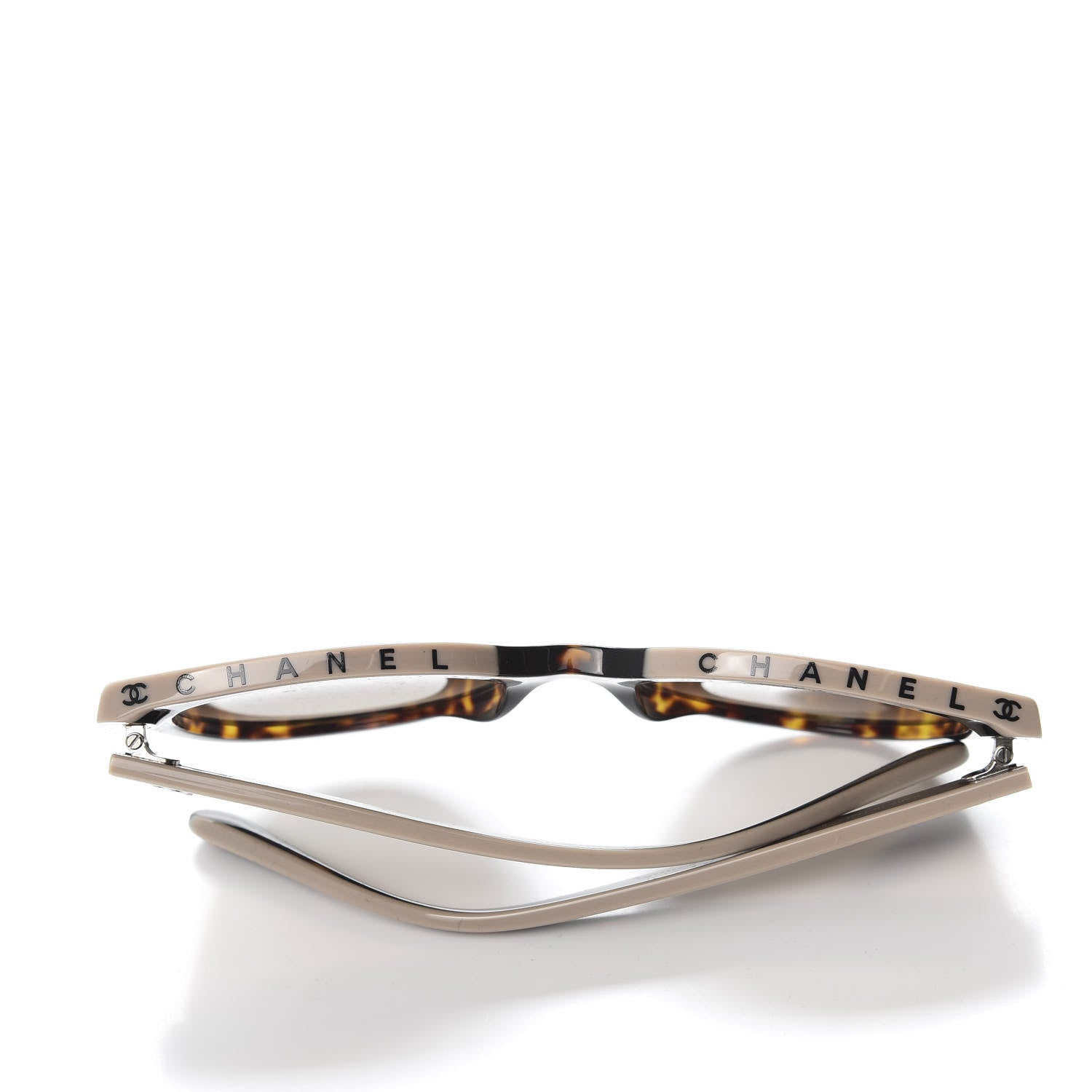 Chanel Acetate CC Butterfly Sunglasses 5414 Tortoise Beige 7 of 9