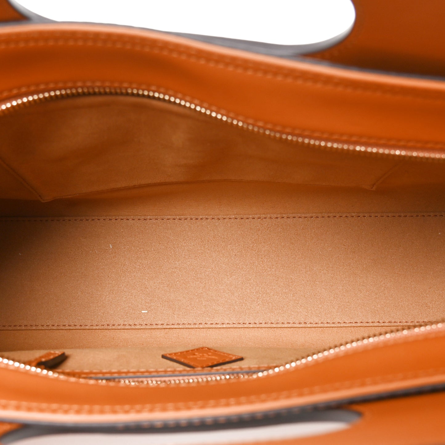Visetos Calfskin Medium Diamond Tote Cognac