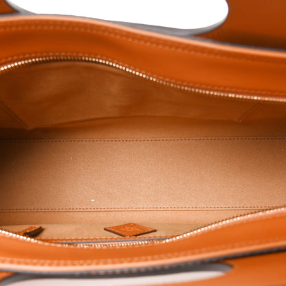 MCM Visetos Calfskin Medium Diamond Tote Cognac 5 of 9