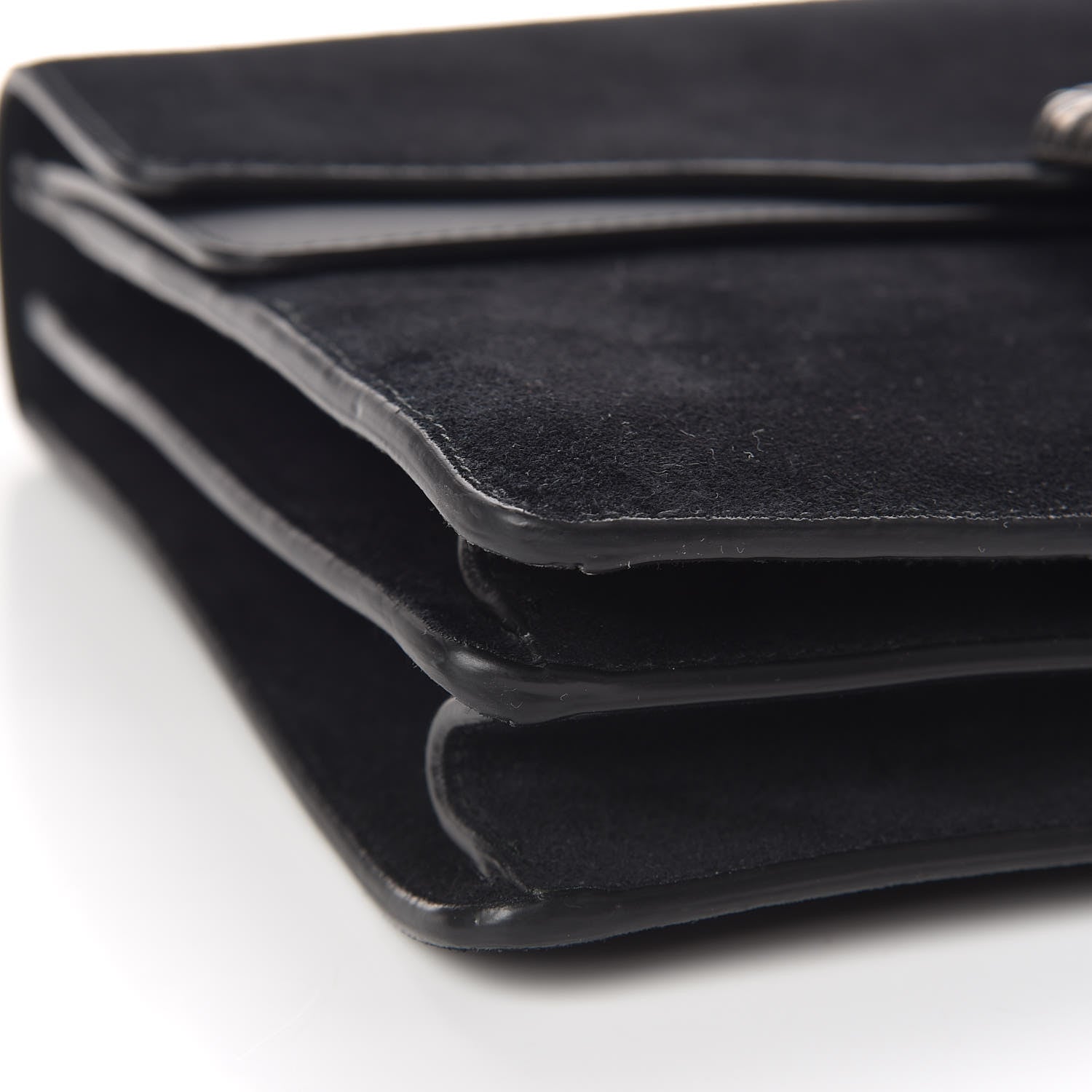 Gucci Suede Medium Dionysus Shoulder Bag Black 8 of 9