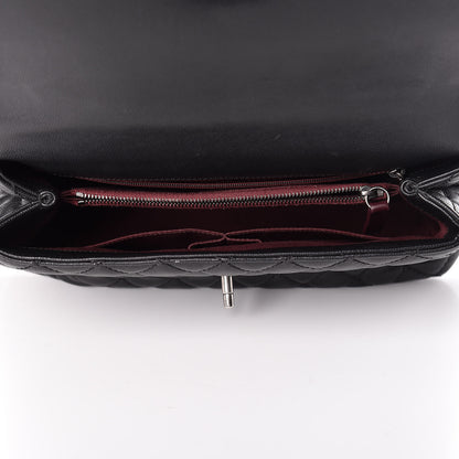 Chanel Caviar Quilted Small Coco Handle Flap Black 7 of 10