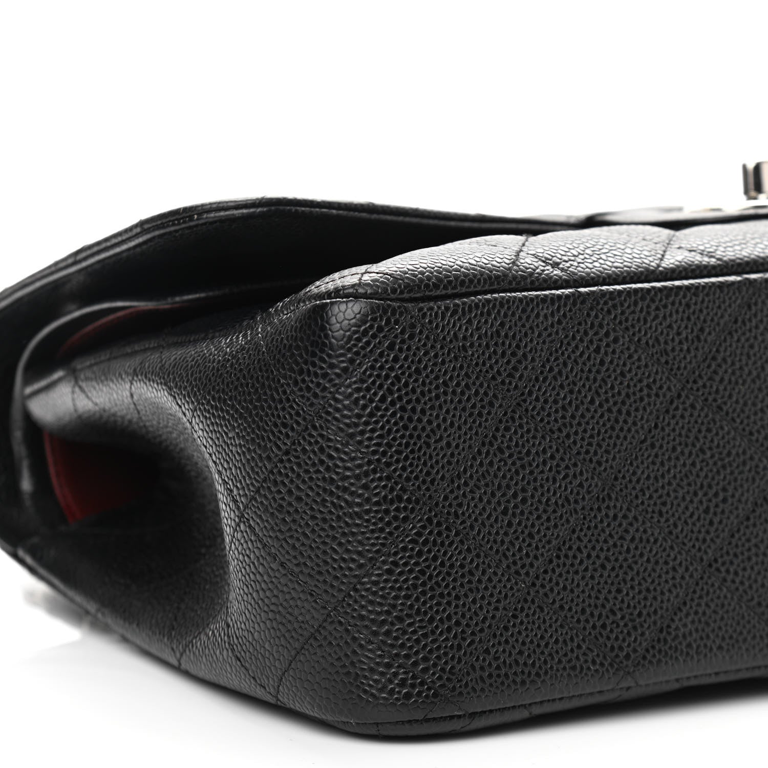 Chanel Caviar Quilted Jumbo Double Flap Black 9 of 12