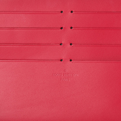 Louis Vuitton Calfskin Felicie Card Holder Insert Hot Pink 6 of 6