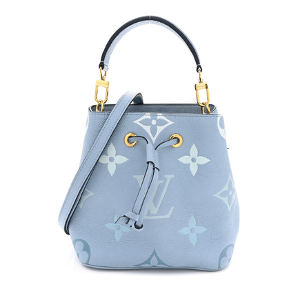 Louis Vuitton Empreinte Monogram Giant By The Pool Neonoe BB Summer Blue 1 of 10