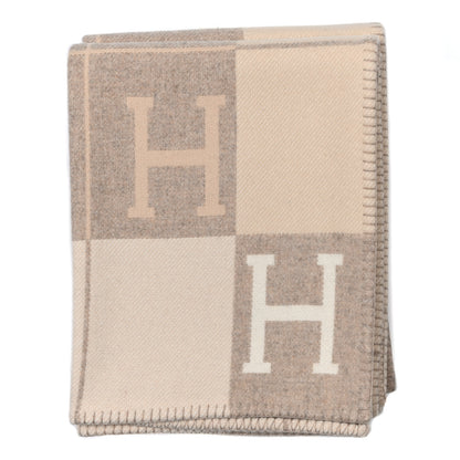 Hermes Wool Cashmere Avalon III Blanket Coco Camomille 1 of 3