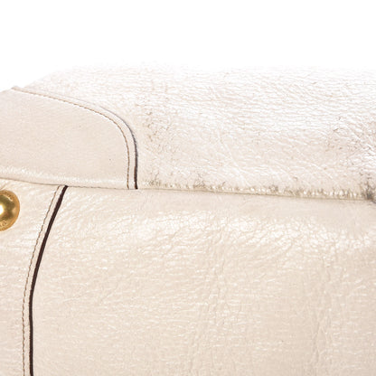 Prada Cervo Lux Chain Shoulder Bag Talco 18 of 18