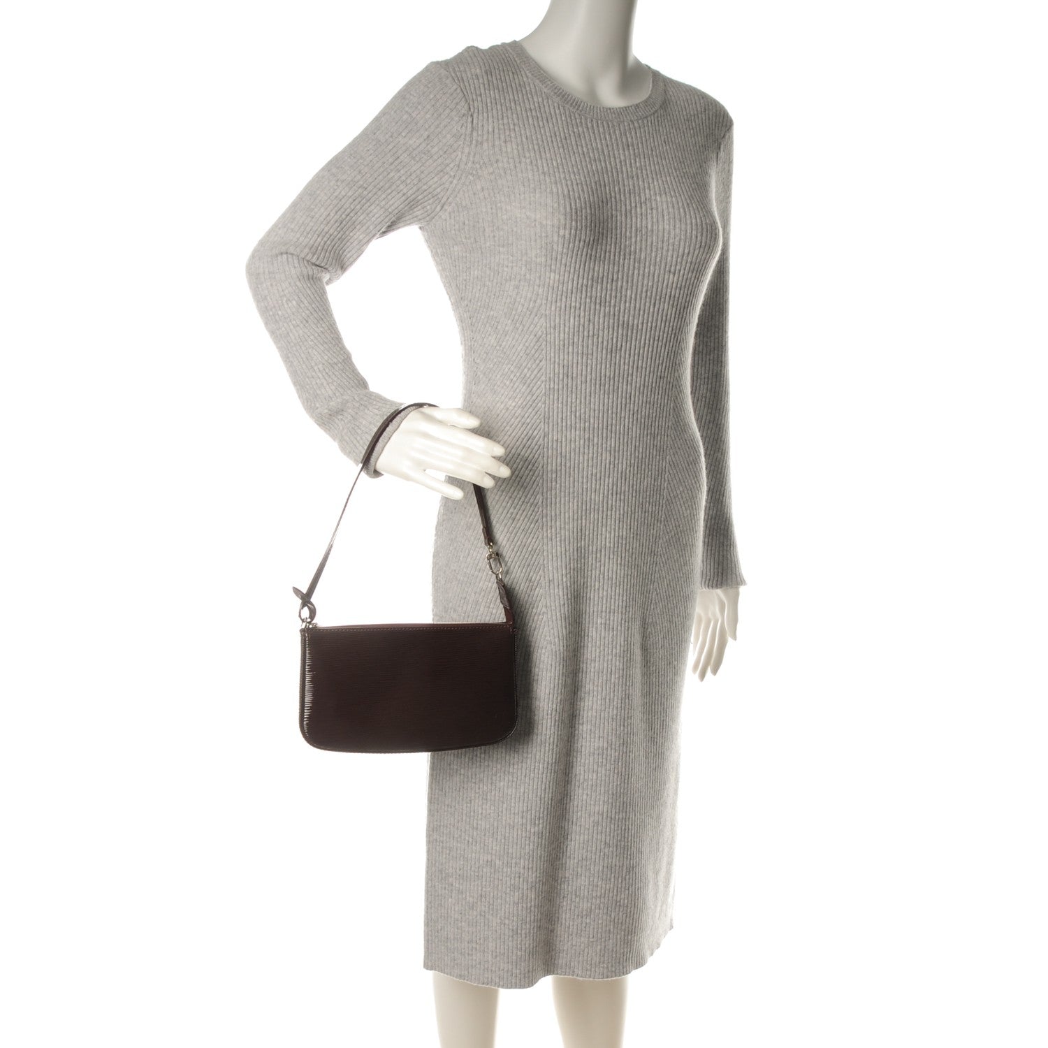 Louis Vuitton Electric Epi Pochette Accessories NM Prune 2 of 6
