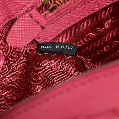 Prada Saffiano Lux Large Tote Peonia 9 of 10