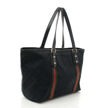Gucci Monogram Web Large Jolicoeur Tote Black 3 of 10
